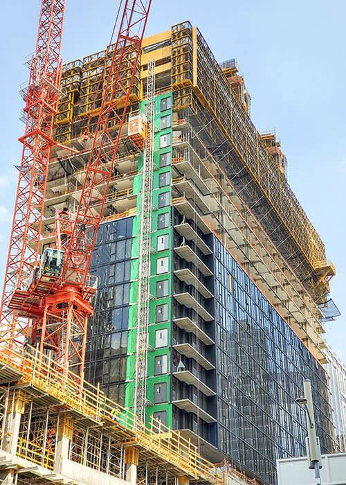 Edge Protection and Self Climbing Systems used in Construction