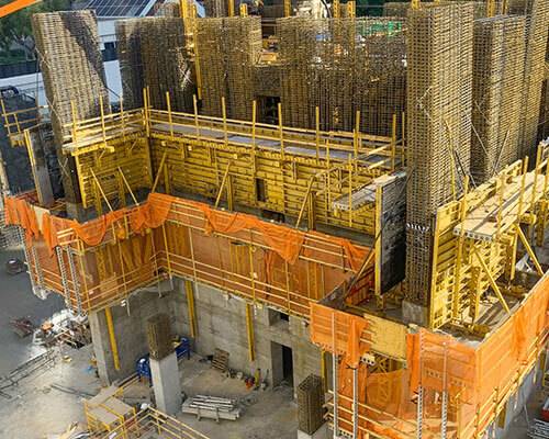 Edge Protection and Self Climbing Systems used in Construction
