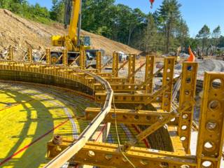 Radius Slab Edge Formwork and Bracing