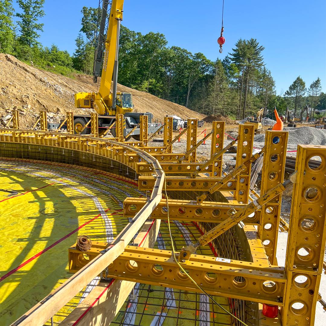 Radius Slab Edge Formwork and Bracing