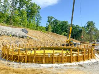 Radius Slab Edge Formwork and Bracing