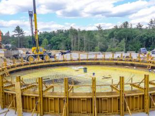 Radius Slab Edge Formwork and Bracing