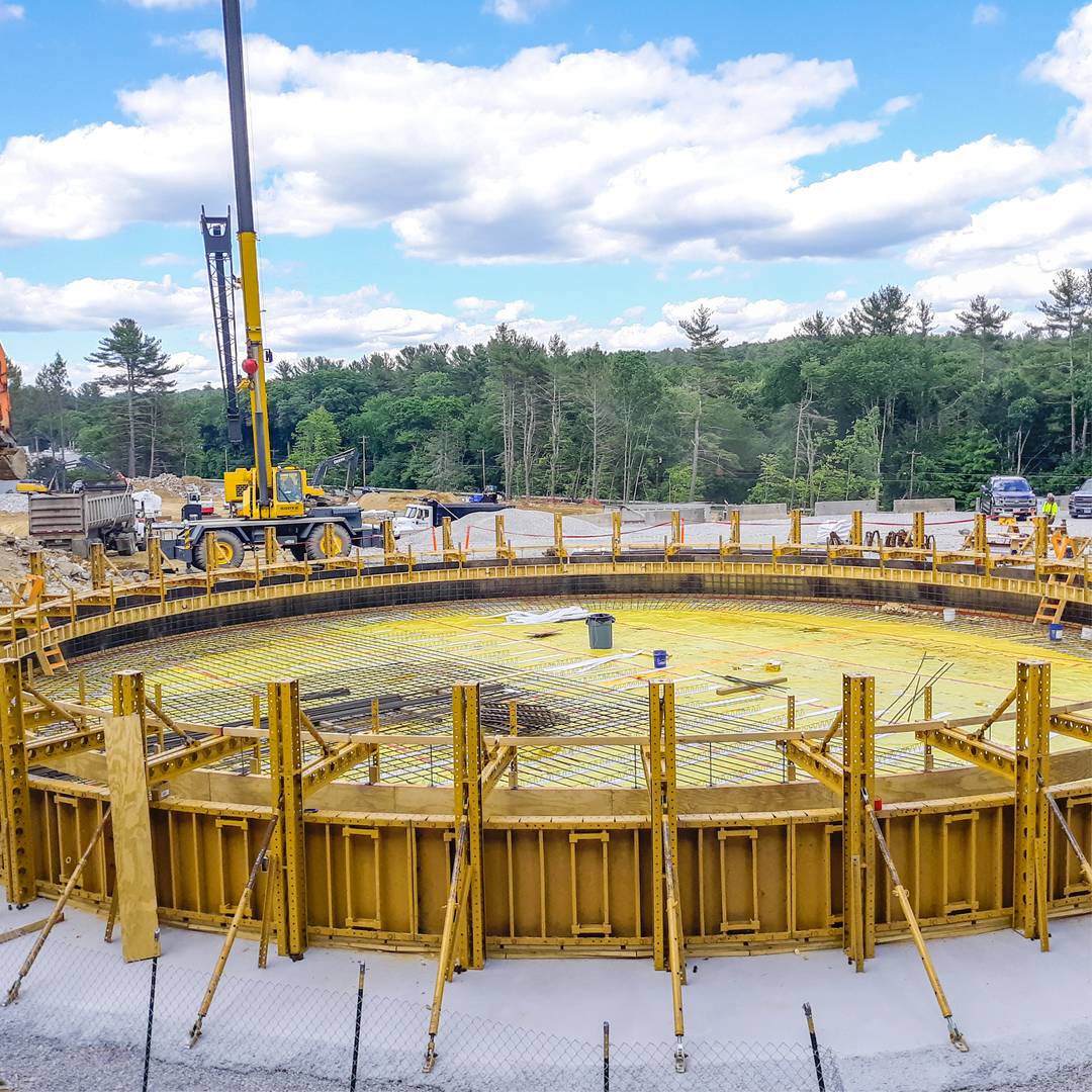 Radius Slab Edge Formwork and Bracing