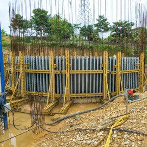 San Silvestre Wastewater Treatment Plant | Barrancabermeja, Colombia Safety and Cost-Efficient Formwork | E-BEAM & SUPER STUD