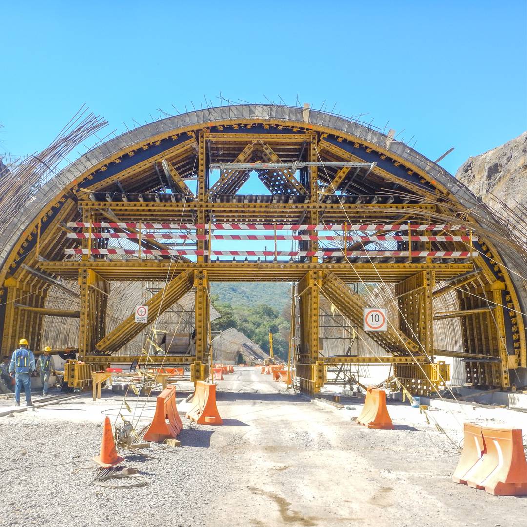 Circular Formwork System | REDI-RADIUS | Concrete Tunnel
