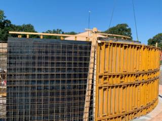 Walls for Clarifier Tank using EFCO REDI-RADIUS 