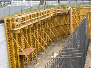 Standard Formwork for Straight and Curved Walls