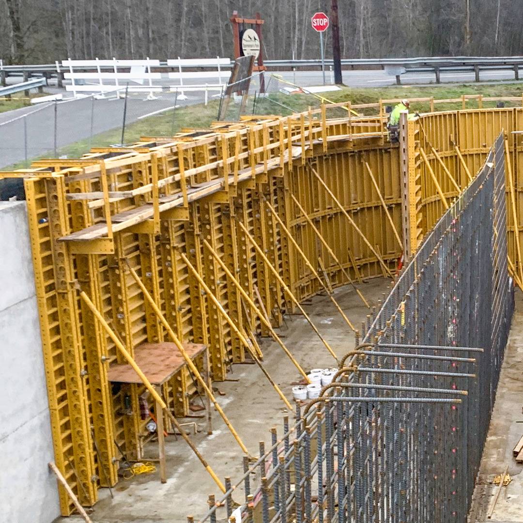 Sultan Wastewater Treatment Facility Upgrade | Sultan, Washington Standard Formwork for Straight and Curved Walls