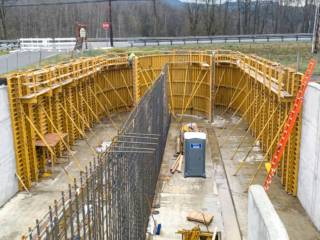 Standard Formwork for Straight and Curved Walls