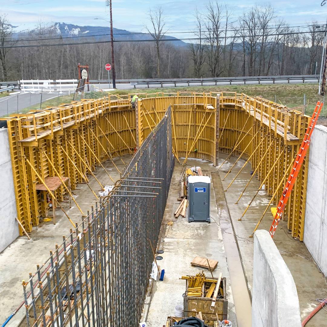 Sultan Wastewater Treatment Facility Upgrade | Sultan, Washington Standard Formwork for Straight and Curved Walls