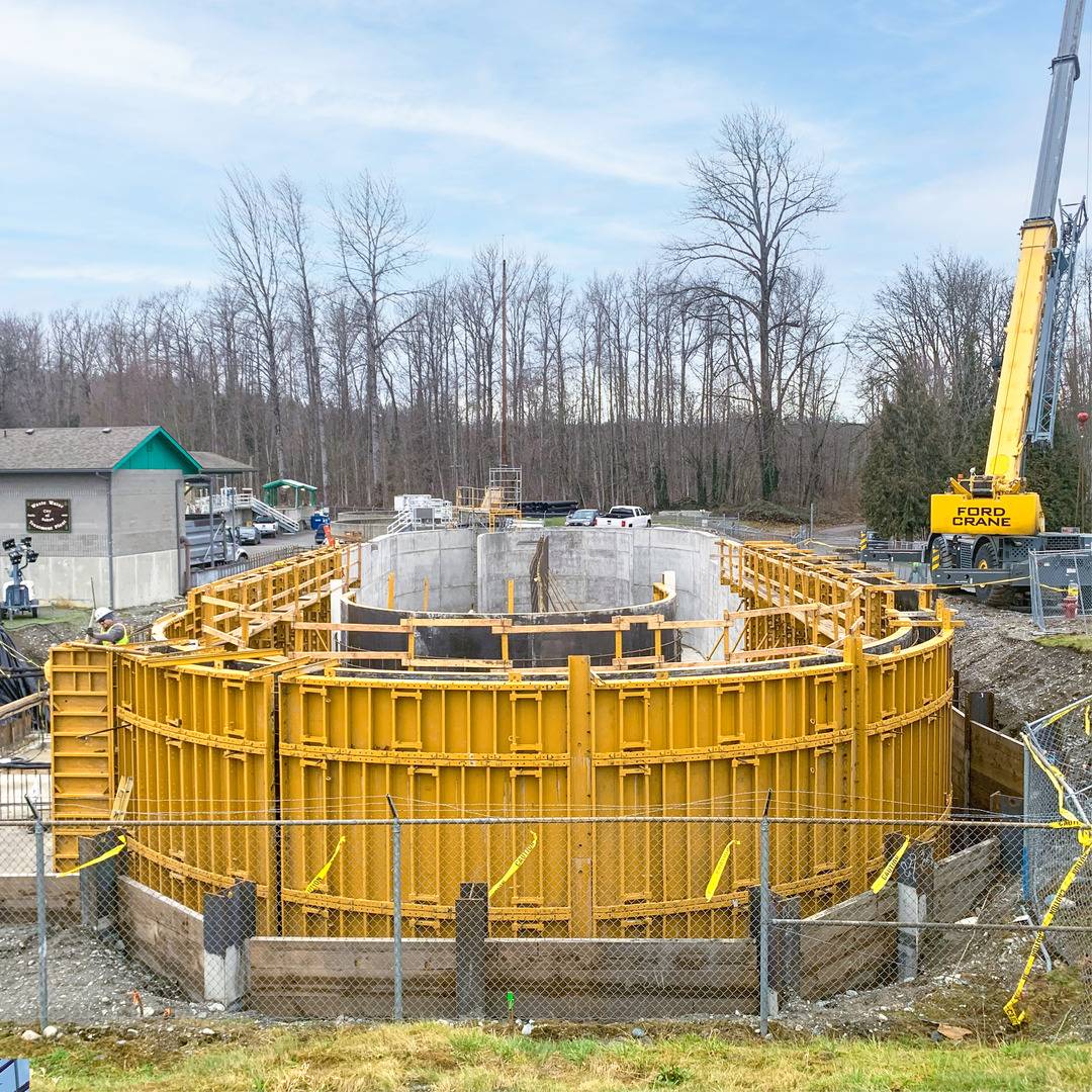 Sultan Wastewater Treatment Facility Upgrade | Sultan, Washington Standard Formwork for Straight and Curved Walls