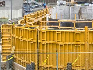 Standard Formwork for Straight and Curved Walls