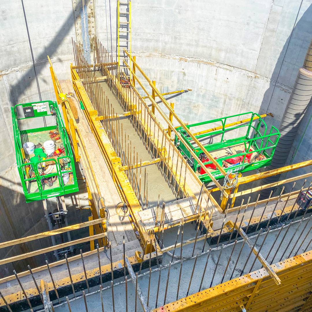 Formwork Construction of Concrete Divider Walls