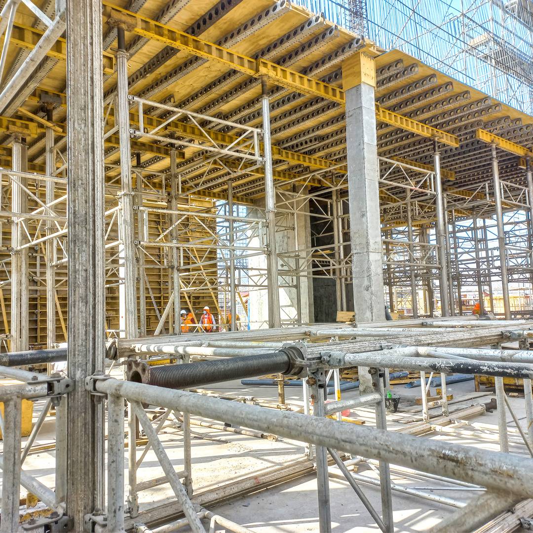 Temple of Antofagasta | Antofagasta, Chile Quick Installation of Shoring for concrete construction