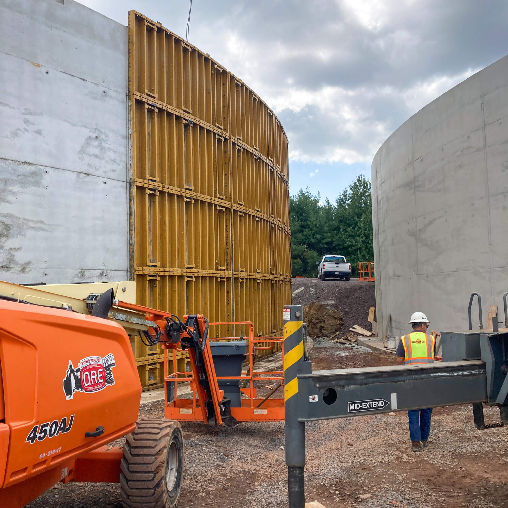 EFCO&rsquo;s REDI-RADIUS and SUPER STUD systems as the project&rsquo;s formwork.
