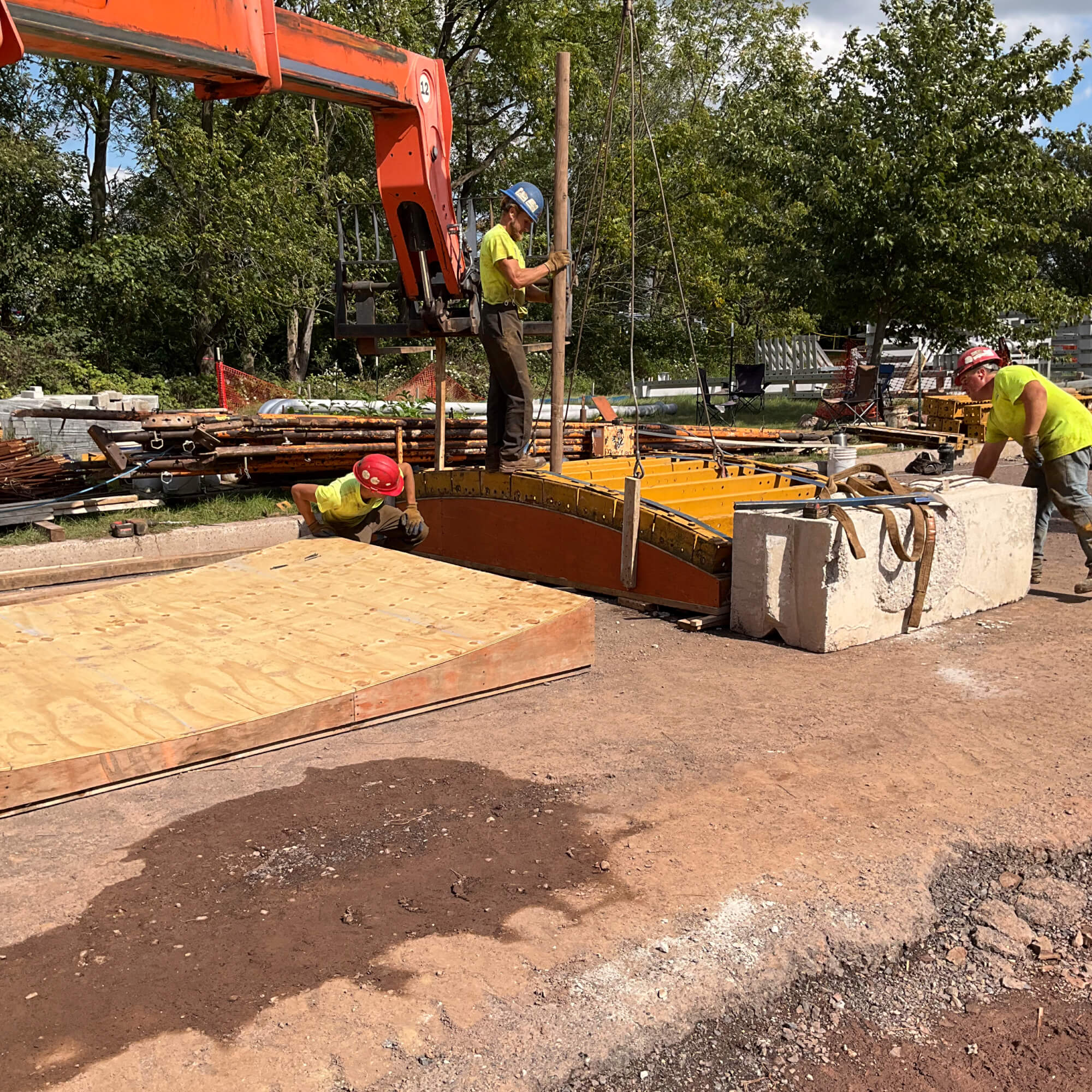 EFCO&rsquo;s REDI-RADIUS and SUPER STUD systems as the project&rsquo;s formwork.
